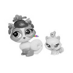 Littlest PetShop - 2 db-os kszlet - Madame Pom LeBlanc s Paprika Price