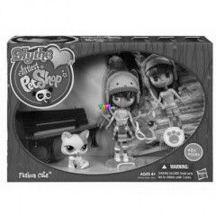Littlest PetShop - Blythe kislny, picurka lila cicval