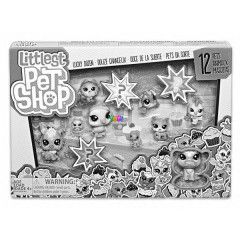 Littlest PetShop - Muffin figura szett, 12 db-os