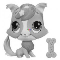 Littlest PetShop - Picurka barna kutya hanggal