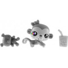 Littlest PetShop - Picurka barna majom bbi