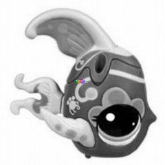 Littlest PetShop - Stl Picurka lila halacska