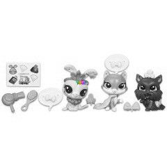 Littlest PetShop - Shopping figurk - Bootsie, Cudles, Queenie