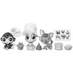 Littlest PetShop - Shopping figurk - Daino, Banana, Aria