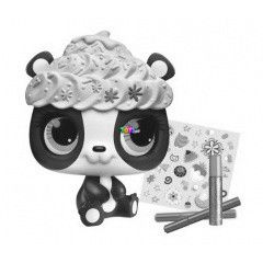 Littlest PetShop - Sznezhet s dszthet nagy lila kutya