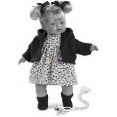 LLorens - Isabella baba piros kardignban, 33 cm
