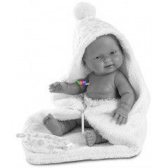 LLorens - jszltt Bebita baba frdkpenyben, 26 cm