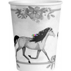 L mints, rzsaszn paprpohr, 250 ml, 8 darabos szett