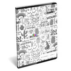 Lollipop unikornis mints vonalas fzet - A5, 21-32