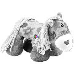 Lovacska plssfigura - tarka rzsaszn, 26 cm