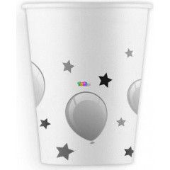 Lufi s csillag mintj paprpohr - 200 ml, 8 db-os