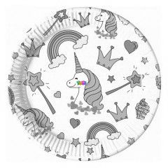 Magic Party papr tnyr, 23 cm, 8 darabos