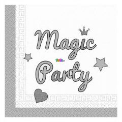 Magic Party szalvta, 33 x 33 cm, 20 darabos