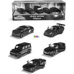 Majorette - Black edition aut szett, 5 darabos