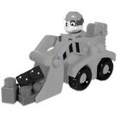 Mancs rjrat - ptkocka buldzerben, Rubble figurval