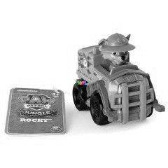 Mancs rjrat - Jungle Rescue Rocky zld kuksautjval, 10 cm