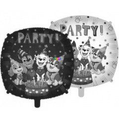 Mancs rjrat - Party! felirat flia lufi - 46 cm