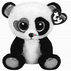 Mandy panda plssfigura - 15 cm, szvecsks szemekkel