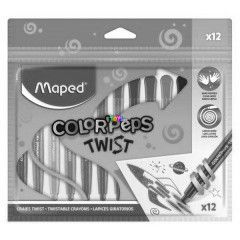 MAPED - Color Peps Twist kitekerhet zsrkrta, 12 db