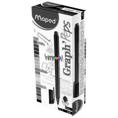 MAPED - Fekete tfilc, 0,4 mm, 1 db-os