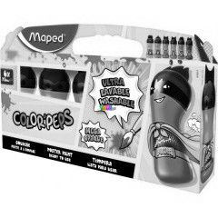 MAPED - Ultra-washable palackos tempera, msodlagos sznek - 6x75 ml