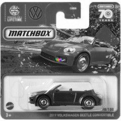 Matchbox - 2019 Volkswagen Beetle Convertible kisaut, piros