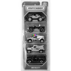 Matchbox - MBX Rally II kisautó készlet, 5 db-os