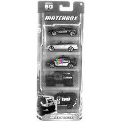 Matchbox - Police rendrautk, 5 db-os