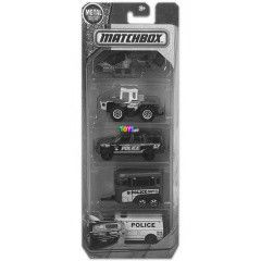 Matchbox - Rendrsg jrmvek, 5 db