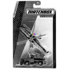 Matchbox - Repl s kisaut - fekete helikopter s narancssrga dmper