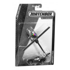 Matchbox - Repl s kisaut - Fekete helikopter, piros aut