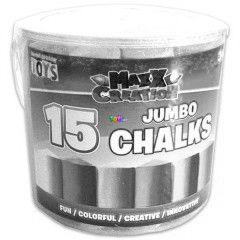 Maxx Creation - Jumbo vdrs aszfaltkrta alapsznekben, 15 db