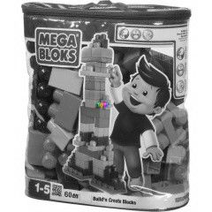 Mega Bloks - ptkockk, 60 db piros tskban