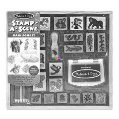 Melissa and Doug - Eserd fa nyomda kszlet ceruzkkal