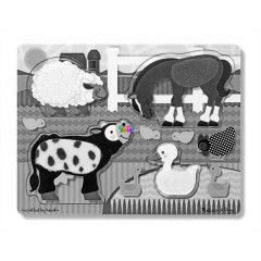 Melissa and Doug - Tapints puzzle, farm