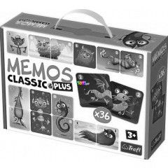 Memos Classic Plus memóriajáték - Szőrmókok, 36 db