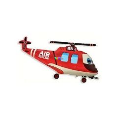 Menthelikopter plcra tehet flia lufi, piros, 36 cm