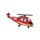 Menthelikopter plcra tehet flia lufi, piros, 36 cm