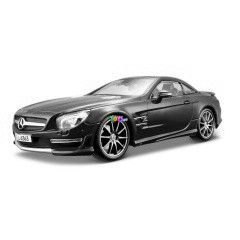 Mercedes-Benz SL63 AMG Hard Top autmodell - piros, 1:18