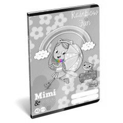 Mimi és Mo négyzetrácsos füzet - A5, 27-32