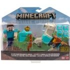 Minecraft - Alap figura kiegsztvel - Steve s pnclozott l figura