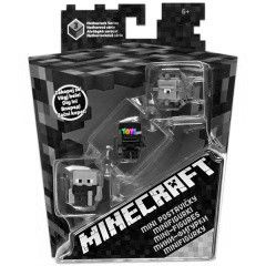 Minecraft - Alvilgk mini figura szett - 3 db, kk, szrke, srga