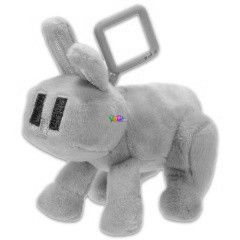Minecraft - Nyuszi kulcstart plssfigura, 9 cm