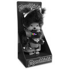 Monchhichi - Anyuka s kicsinye, 20 cm, lila