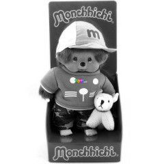Monchhichi - fi figura sportos ruhban kutyval - 20 cm