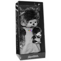 Monchhichi kisbabval, 45 cm, rzsaszn