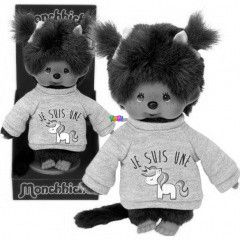 Monchhichi - Unikornis pulcsis lny, 20 cm