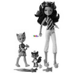 Monster High - Szrnycsald - Clawdeen Wolf baba