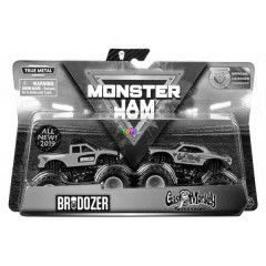 Monster Jam - Brodozer s Gas monkey, 2 darabos kisaut szett