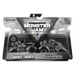 Monster Jam - Grave Digger s Wild Flower, 2 darabos kisaut szett